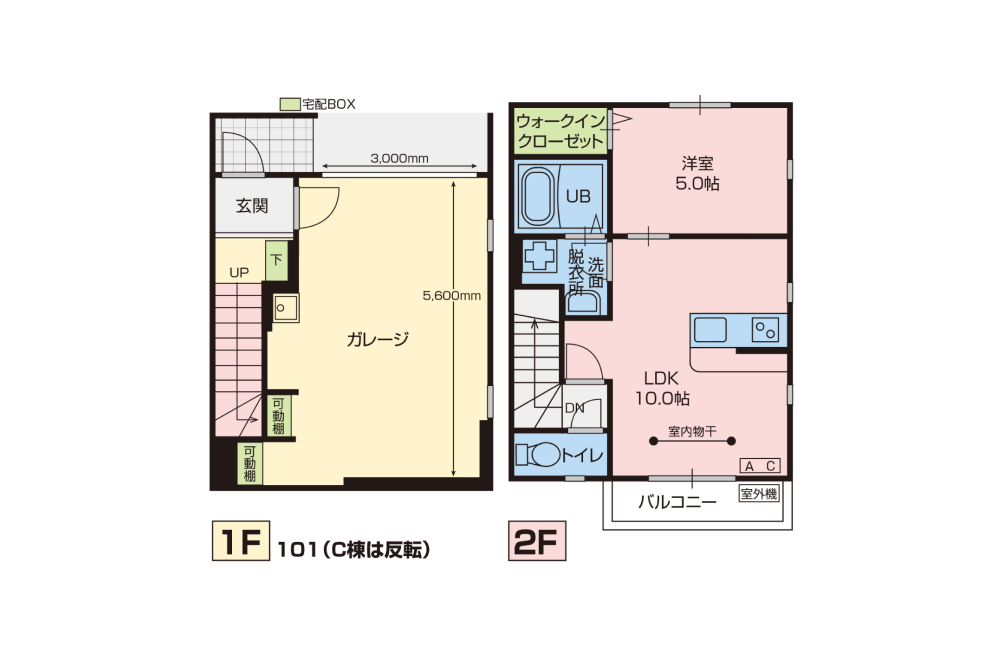 A・B・C棟 間取り図 loading=