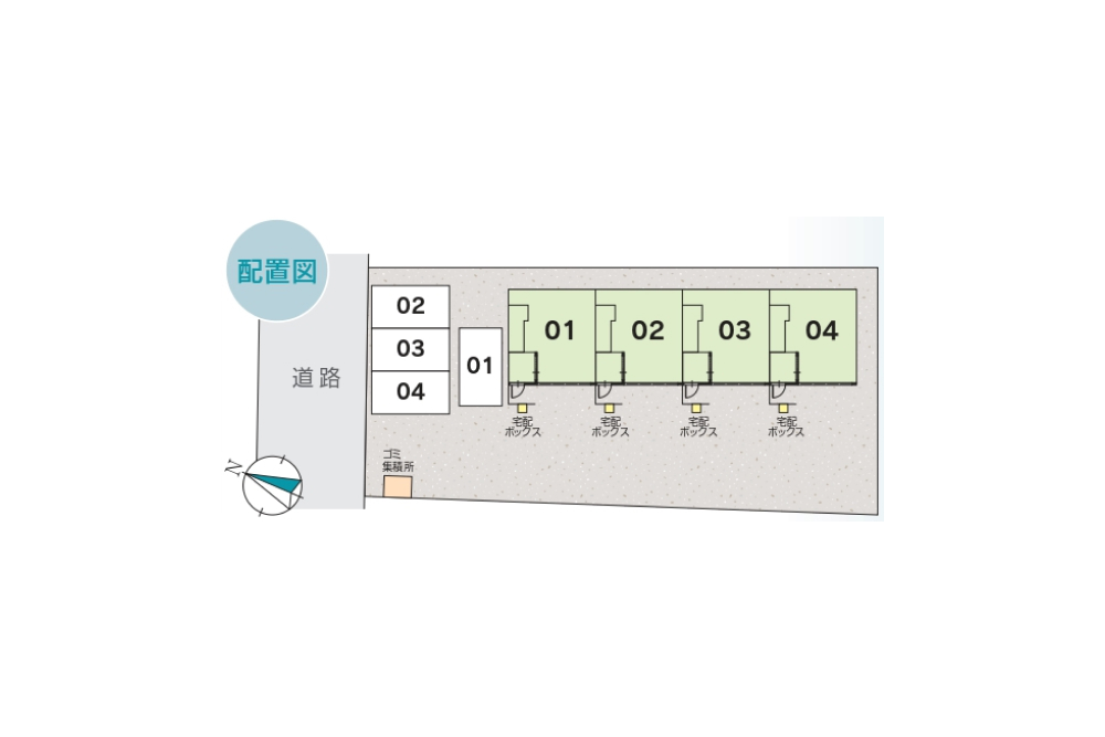 敷地内に平面駐車場も用意 loading=