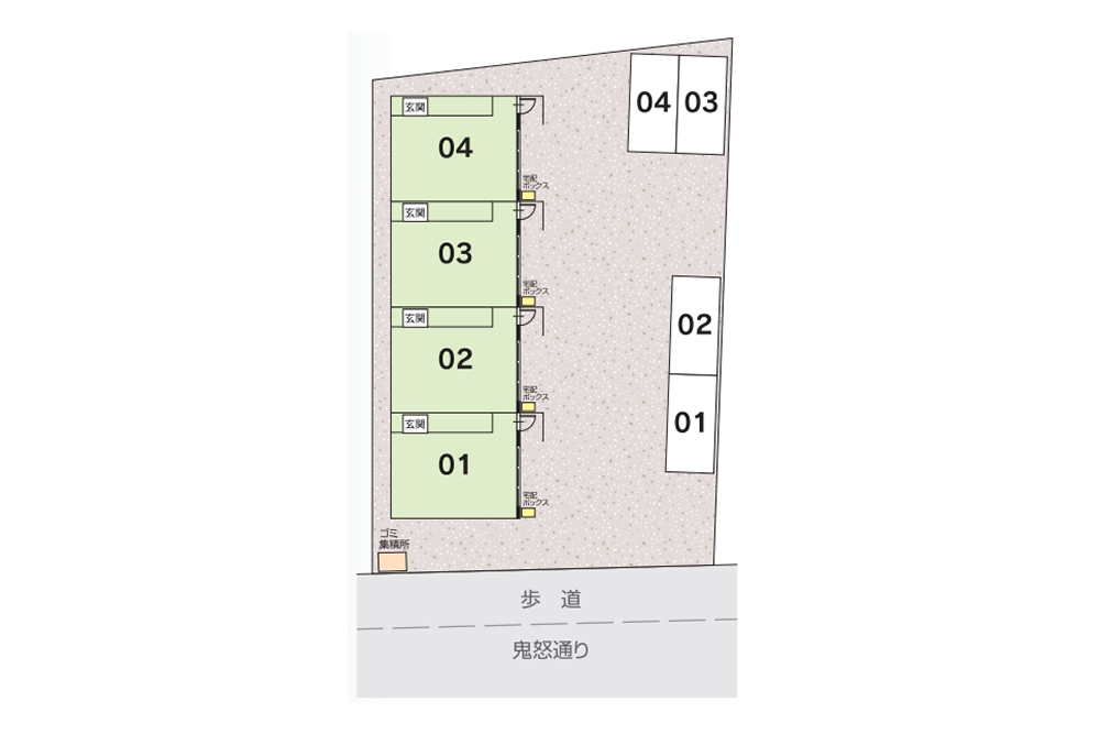 ガレージスペース以外に敷地内に無料の駐車スペース有り loading=