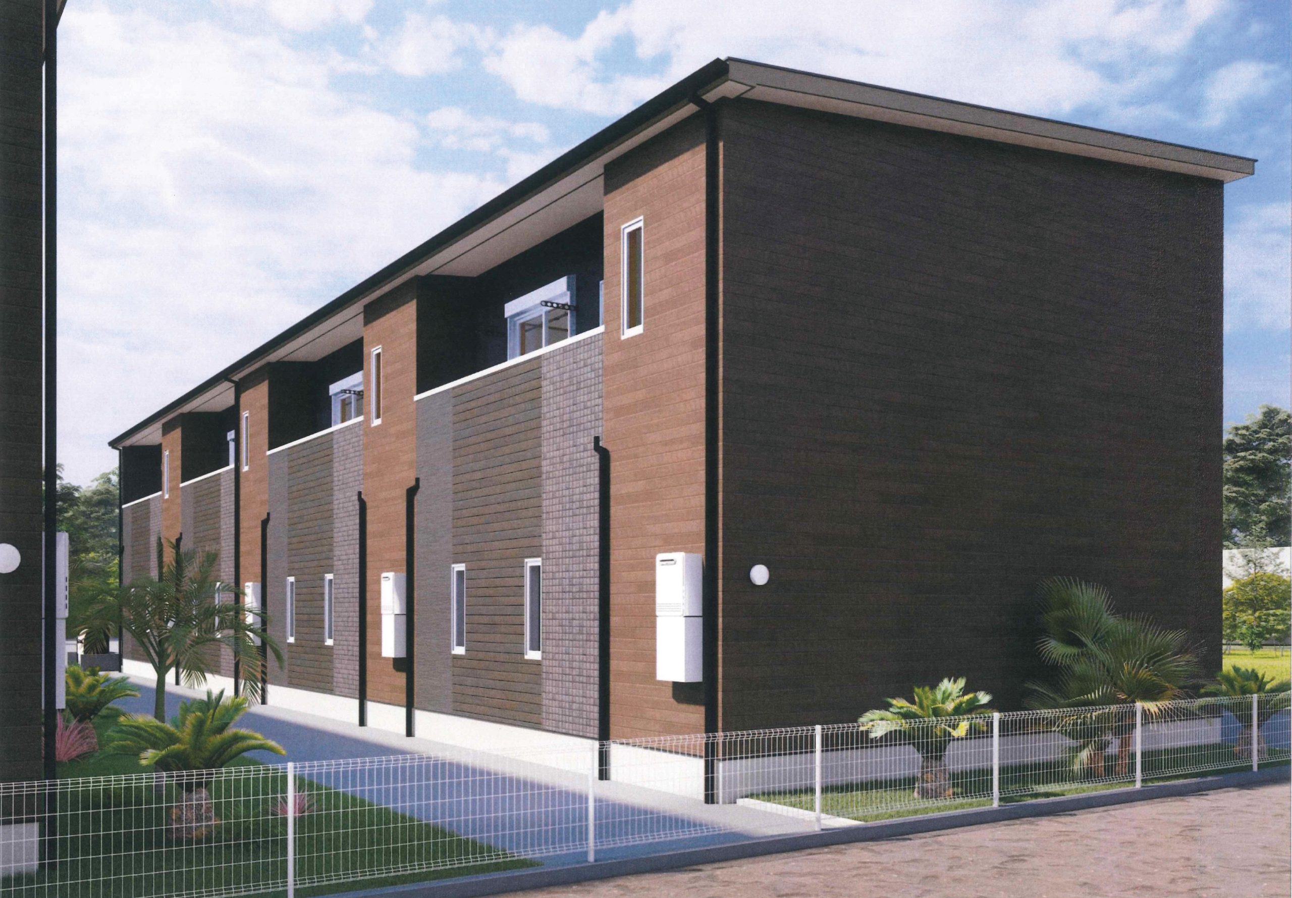 ガレージハウス「Pacifica Shonan B棟」の外観パース④ loading=