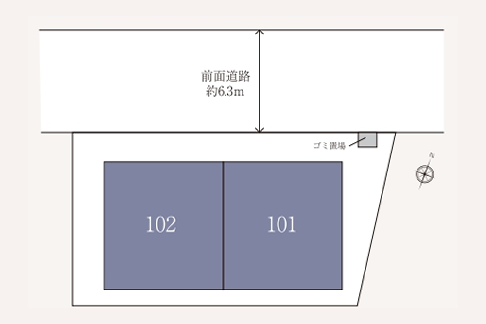 全2戸のガレージハウス loading=